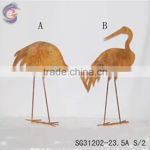 Rust Garden Decoration Metal Bird thumbnail-6
