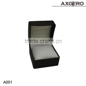 2016 Custom Logo Black Luxury Leather Watch Box thumbnail-5