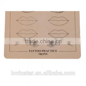 Beige Eyebrow Lips Picture Tattoo Permanent Makeup Simulation Practice Skin thumbnail-5