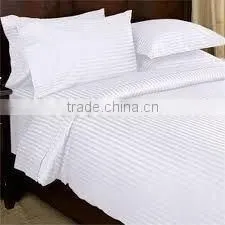 2 cm Stripe Bedding Sheet Set for Hospital of 100% Cotton Fabric thumbnail-1