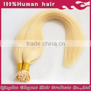 New Arrival 8-36inch Accept Paypal 10-30 Inch i Tip 100% Virgin Indian Remy Hair Extensions thumbnail-6