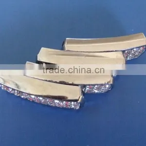 10mm Many Rhinestones Pane Rectangular Block Shape Slide Charms thumbnail-4