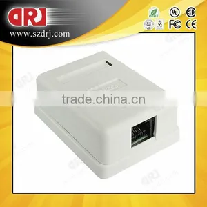 Network 1 PCB RJ45 86*120 Surface Mount Back Box thumbnail-1