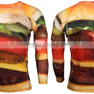 Custom Print Rash Guard/ Sublimation Rash Guard/ Jiu Jitsu Rash Guard thumbnail-3