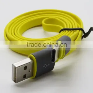 For Huawei USB 3.1 Data Charge Type C Cable Flat Color Noodle Cord thumbnail-6