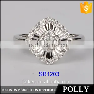 Fashion Jewelry AAA Zircon Diamond Ring thumbnail-2