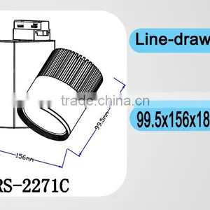 Foshan China Supplier Led Light CE ROHS Aproved LED Track Light 30w for Europe thumbnail-3