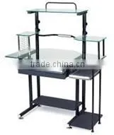 OEM Glass Desktop Computer Desk thumbnail-1