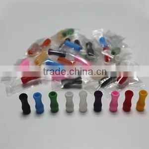 Wholesale Short 510 Rubber Drip Tips for Vaporizer Clearomizer Tank Cover Drip Tip Disposable 510 Vape Drip Tips Silicone thumbnail-1