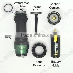 (160280) High Power Waterproof Led Rechargeable or Battery Powered Torch Lights Online thumbnail-5