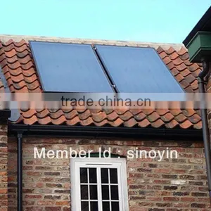 500L Split Pressurized Black Chrome Solar Water Heater System for Winter With Porcelain Enamel Inner Tank thumbnail-1