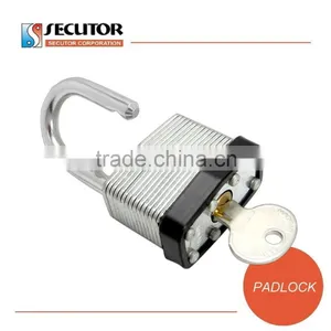Dual Locking Keyed Different Laminated Steel Keyed Padlock thumbnail-6