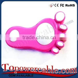 Cute Foot Shape Professional Power Adapter Usb 2.0 Extenders Hubs thumbnail-2