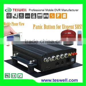 4/8 Channel GPS Tracking Standalone Mobile Dvr With GPS 3G Wifi, G Sensor RS232/485 RJ45 FCC CE ROHS thumbnail-1