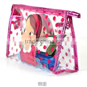 Fashion Transparent PVC for Cartoon Cosmetic Bag Simple Small Makeup Bag thumbnail-6