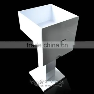 High Quality White Acrylic Donation Box,clear Acrylic Donation Box thumbnail-6