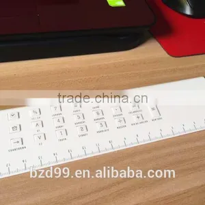 Promotional for Student/ Office/ Housework Pratical Functional Electric LCD Ruler Calculator With Digital Clock/ Alarm thumbnail-5