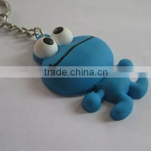 High Quality Cartoon 3d Soft Rubber Pvc Keychain thumbnail-5