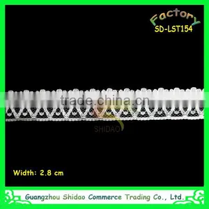 Wholesale Top Sale Lace Trim Nylon and Spandex Guipure Lace Trim thumbnail-6