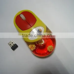 Promotional Gift 2.4G Rechargeable Wireless Liquid Aqua Mouse for PC/Laptop thumbnail-4