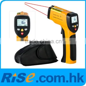12:1 Pyrometer 0.1~1EM -50~1050C 1922F 20 Memory Laser IR Infrared Thermometer thumbnail-1
