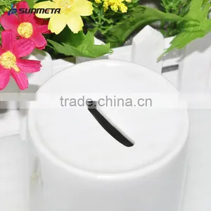 Wholesale White Ceramic Piggy Bank High Qualtiy 11oz White Money Box thumbnail-1