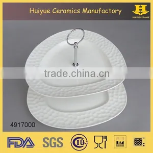 Unique Shape Porcelain Cake Stand, Cake Tower, Party Display thumbnail-2