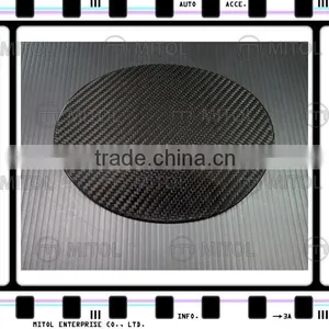 For Subaru WRX 2014- Carbon Fiber Car Fuel Cap Tank Cover thumbnail-1