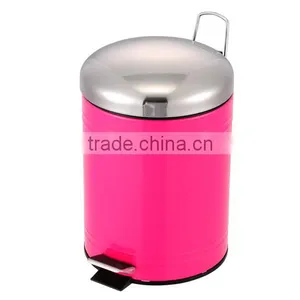 2014 New Design Stainless Steel Dustbin Type Metal Waste Bin thumbnail-5
