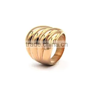 Women Special Design Stainless Steel Ring Wide Steel Jewelry Class Ring thumbnail-5
