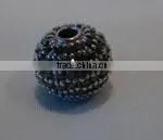 10MM Gold Beads With Black Diamond thumbnail-1