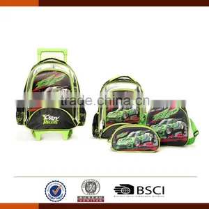 Hot Sale EVA Crazy Racers School Trolley Bags for Boys thumbnail-4