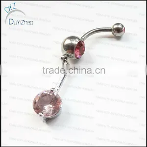 Cubic Belly Ring Navel Belly Button Rings 2013 New Products thumbnail-1