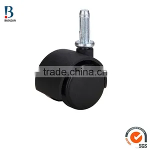 ISO Certificated China 1.5" Removable Double Plastic Small Caster Wheels for Cleaner thumbnail-1