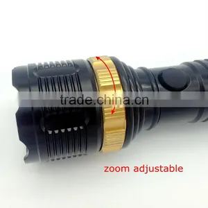 1W Powerful Led With 3D Batteries Zoom Adjustable Flashlight thumbnail-4
