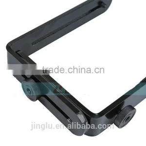 L-Shaped Double Dual Metal Bracket Holder Mount for Camera Speedlite Flash thumbnail-4