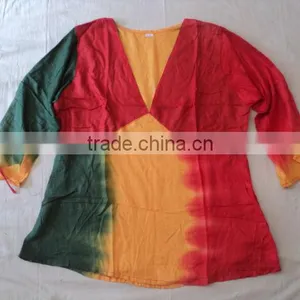 Rasta Colour Printed Ladies Tops thumbnail-1