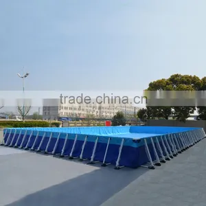 Outdoor Playground Rectangular Metal Frame Swimming Pool Quality Choice thumbnail-1