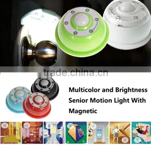 Multicolor Plastic 6 LED Motion Sensor Light With Magnetic For Indoor , Night , Day Quality Choice thumbnail-6