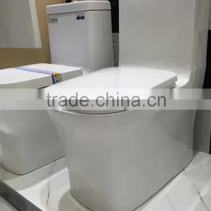 YL-1022 Elegant Design Sanitary Ware Square Siphonic One Piece Toilet thumbnail-4