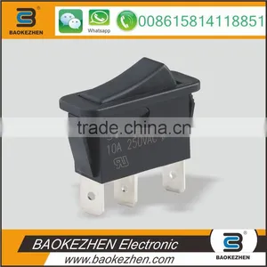 SC-7 Single Pole Rocker Switch for Power Strip, 10A/250V, T85 1E4/5E4, UL Approved thumbnail-1