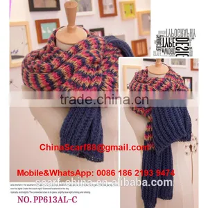 Wholesale Knitted Wool Scarf Women thumbnail-1