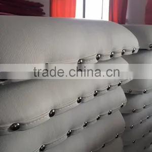 HB-691 Wholesale Round Back Aluminum Hotel Dining Chair Banquet White Price Steel Banquet Chair With Upholstered Cushion Quality Choice thumbnail-6