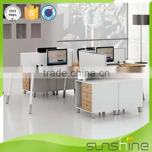 Workstation Office Open 4 Person Office Computer Workstation Desk thumbnail-3