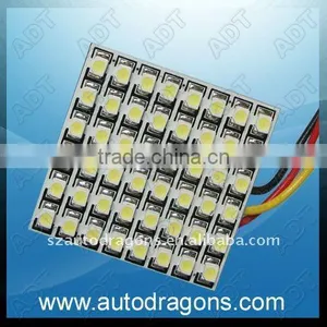 Panel White 48-3528 6*8 SMD LED Car Interior Dome Reading Light Bulbs Lamp thumbnail-1