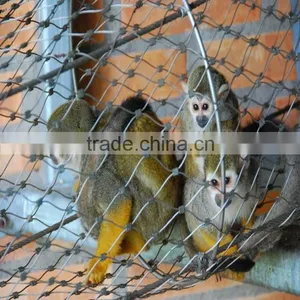 Stainless Steel Woven Wire Rope Mesh for Animal Enclosure thumbnail-2