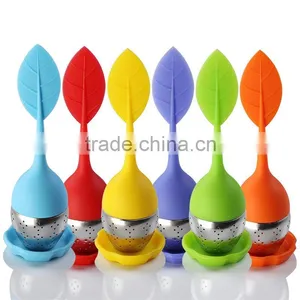 Food Grade Stainless Steel Silicone Tea-strainer thumbnail-4