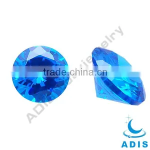 Aquamarine Zircon Stone in Body Piercing Jewelry thumbnail-1