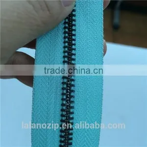 5# Brass Zipper Hanging Plated Guncolor Riri Zippers Wholesale for Jeans thumbnail-2