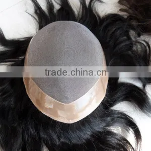 Real Hair Toupee India Hair Men Toupee Korea Toupee thumbnail-2